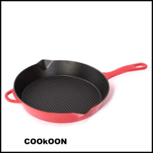 GRILL 28CM ROND-SKILLET-ROOD